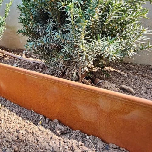 Oferta limitada: Rori Acero corten Borde 10 m – Altura 10 cm – Borde de césped 10 x 1 m – Borde Redondeado Curvado – Montaje DIY – Valla para huertos frutales – Separador de Bordes Altura 10 cm de 159.95 € a 159.95 € (ahorro 0.00%)