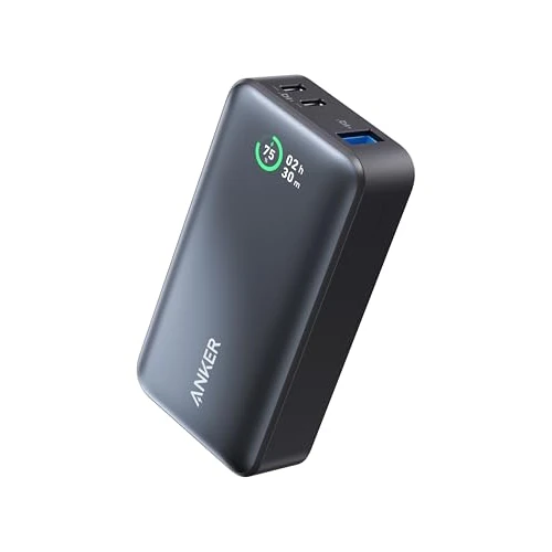 Offerta a tempo: Anker Power Bank Ricarica Rapida, 533 PowerCore 30W con PD Max Output, Power IQ 3.0 Caricabatteria Portatile, 10,000mAh iphone 17/16 pro max/16 pro/15/14/13 Series, MacBook,iPad（Nero） - 24% da 39.99 € a 30.59 €