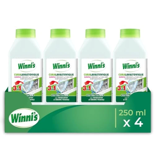 Offerta a tempo: Winni's Cura Lavastoviglie, 250 ml x 4 - 8% da 10.36 € a 9.56 €