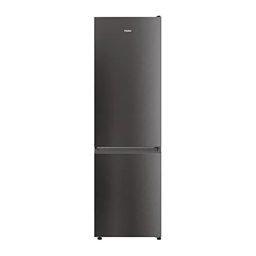 Haier, Kühlschrank 2D 60 Serie 1, HDW1620DNPD, kombinierter Kühlschrank, 377 Liter, 36 dB, Humidity Zone, Connect, Dark Inox, AxLxP 200 x 59,5 x 65,8 cm [Energieklasse D]