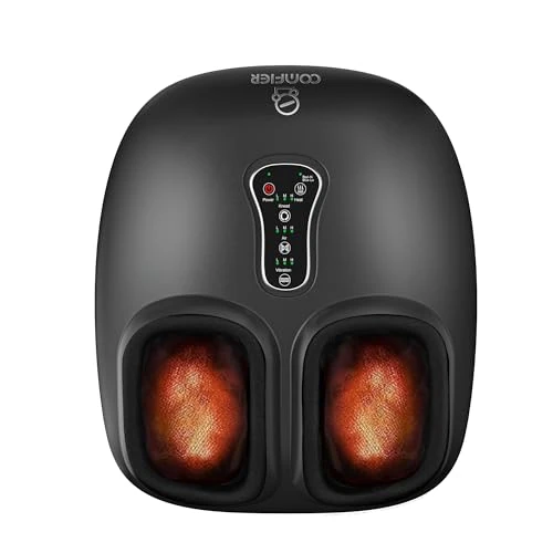 Offerta a tempo: COMFIER Massaggiatore Plantare con Shiatsu, Massaggio Plantare Vibrazionale e Calore - Massaggiatore Piedi per fascite plantare, neuropatia del dolore, Regalo Mamma Papà Donna Uomo - 21% da 99.99 € a 79.37 €
