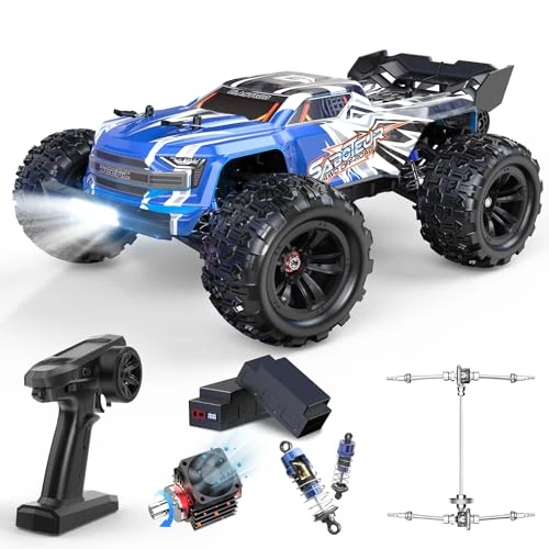 Oferta limitada: DEERC Coche RC rápido sin escobillas para Adultos, máximo 70 km/h, camión RC de Alta Velocidad 1:16 4x4 con 2 baterías Lipo, camión Monstruo RC Todo Terreno, vehículo eléctrico Todoterreno de Regalo de 149.99 EUR a 134.99 EUR (ahorro 10%)