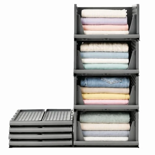 Offre limitée : RMAN® 4 pcs Organisateur Armoire Vetement Pliable Boite Rangement Vetement de 35.90 € à 35.90 € (0.00% de remise)