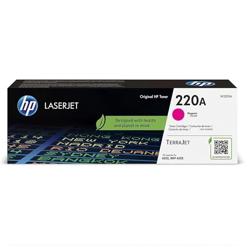 HP Oryginalnym wkładem z purpurowym tonerem 220A LaserJet