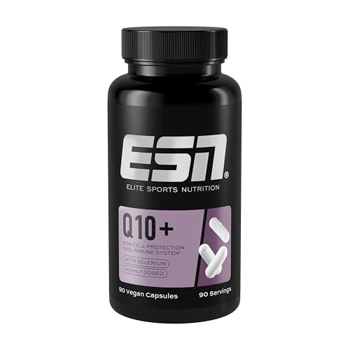 Offerta a tempo: ESN Q10 Pro + Selenio, 90 capsule, dosaggio elevato, 200 mg di coenzima Q10 + 18 µg di selenio per capsula, vegano e prodotto in Germania - 35% da 34.90 € a 22.59 €