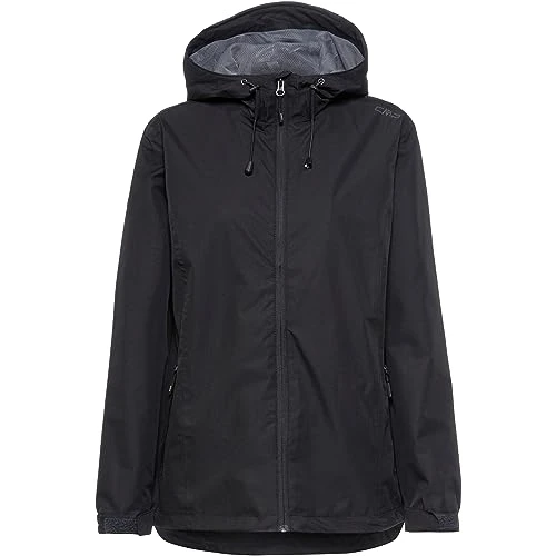 Limited-time offer: CMP - Woman Jacket Fix Hood, Black, L from 43.99 GBP to 43.99 GBP (save 0%)