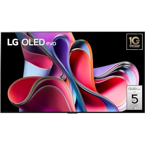 Offerta a tempo: LG OLED evo 83'', Smart TV 4K, OLED83G36LA, Serie G3 2023, Design One Wall, Processore α9 Gen6, Brightness Booster Max, Dolby Vision, Wi-Fi 6, 4 HDMI 2.1 @48Gbps, VRR, ThinQ AI, webOS 23 - 29% da 1857.23 € a 1310.13 €