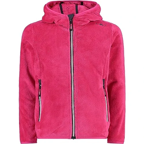 Offerta a tempo: CMP Giacca Kid G con Cappuccio Fisso Unisex - Bambini e Ragazzi, Fuxia, 98 - 0.00% da 29.99 € a 29.99 €