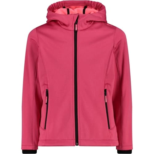 Oferta limitada: CMP Chaqueta Kid G Con Capucha Fija, Chaqueta Softshell Unisex niños, Fucsia (Fucsia Mel.), 128 de 45.99 EUR a 45.99 EUR (ahorro 0%)