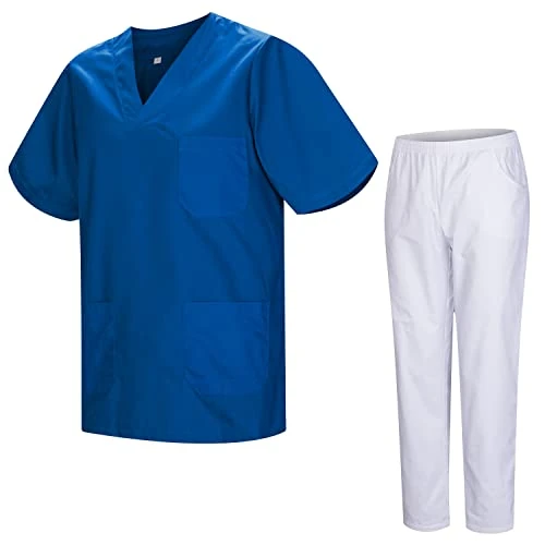 Offre limitee: Misemiya - Uniformes Unisexe- Uniforme Médical avec Haut et Pantalon 817-8312-BLANCO - 4XL, Azul 37 de 29.99 EUR a 29.99 EUR (economie 0%)