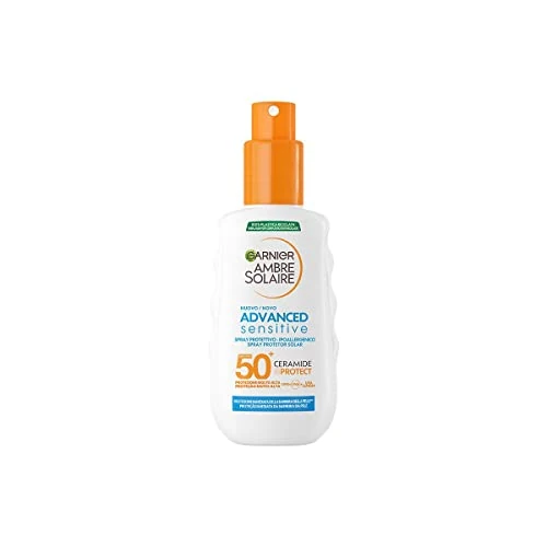 Limitiertes Angebot: Garnier Ambre Solaire Advanced Sensitive Ceramide Protect Spray LSF50+, 150 ml von 9.40 EUR auf 9.40 EUR (Spare 0%)