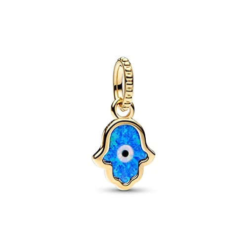 Zeitlich begrenztes Angebot: PANDORA Schillernde Blaue Hand der Fatima Charm-Anhänger 762699C01 Anhänger von 75.00 € auf 63.75 € (15% Rabatt)