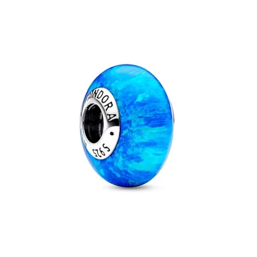 Offerta a tempo: PANDORA Orecchini a bottone Moments con cuore in argento Sterling con opale verde blu creato in laboratorio — 33% da 39,00 € a 26,00 €