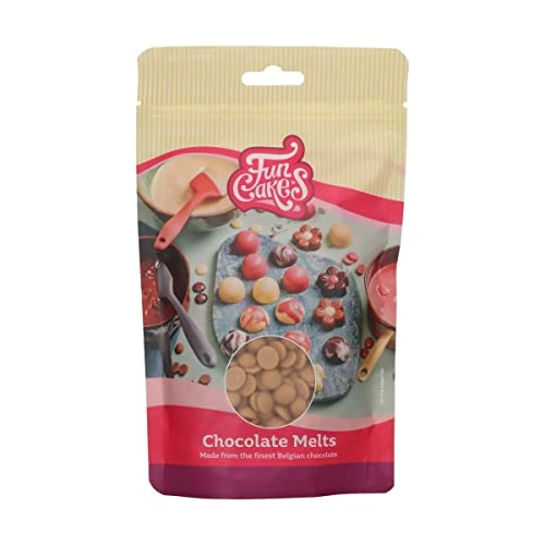 Tijdelijke aanbieding: FunCakes Chocolate Melts Smeltchocolade, Gold, 200 g | Chocolade-Melts van Echte Belgische Chocolade, Veelzijdig te Gebruiken, Smelten in een Waterbad of Magnetron van 9.45 € naar 9.45 € (0.00% korting)