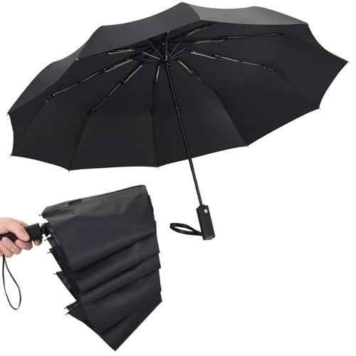 FATONESA UPF 50 UV-bescherming opvouwbare paraplu auto openen sluiten zon regenbestendig winddicht 10 ribben draagbaar