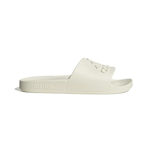 Offre limitee: adidas Mixte Adilette Aqua Slides, Off White/Off White/Off White, 38 EU de 23.00 EUR a 15.49 EUR (economie 33%)