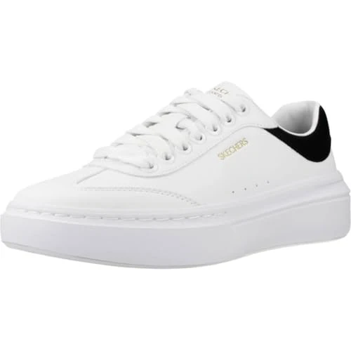 Offre limitée : Skechers Cordova Classic Best Behavior pour Femme, Duraleather Blanc Garniture Noire, 37.5 EU de 74.95 € à 61.55 € (18% de remise)
