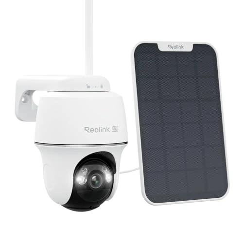 Beperkte aanbieding: REOLINK 4K/8MP draadloze buitencamera, 360° pan-tilt-weergave, nachtzicht, 2,4/5 GHz wifi, zonnebeveiligingscamera met detectie van personen/voertuigen, tweerichtingsaudio, Argus PT Ultra met zonnepaneel van 167.45 EUR naar 167.45 EUR (besparing 0%)