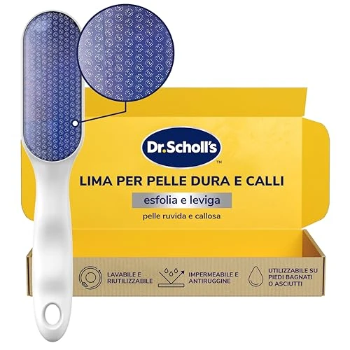 Beperkte aanbieding: Dr. Scholl's Nano glazen voetvijl - Verwijdert onmiddellijk harde huid op natte of droge voeten, waterdicht en roestvrij, zachte dode huid en eeltverwijderaar, pedicurevoetschrobber voor douche van 10.11 EUR naar 10.11 EUR (besparing 0%)