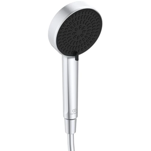 Tijdelijke aanbieding: Ideal Standard - Aluminium handdouche van aluminium met twee functies, diameter 10 cm, mat zilver van 18.29 EUR naar 18.29 EUR (korting 0%)