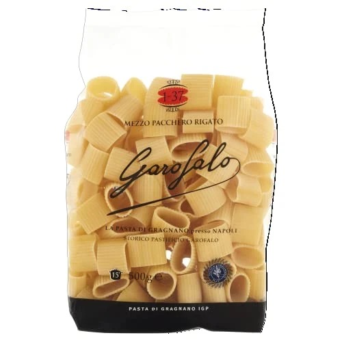 Garofalo Pasta Mezzo Pacchero Rigato, 500gL8