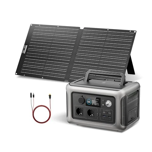 Tijdelijke aanbieding: ALLPOWERS Zonne-generator R600, 299WH LiFePO4 batterij, 2x 600W (1200W piek) AC uitgang Draagbare powerstation met 100W zonnepaneel, Mobiele stroomvoorziening voor tuin, reizen, camping, camper van 399.99 € naar 399.99 € (0.00% kort