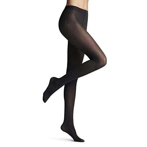 FALKE Matt Deluxe 30 DEN W Ti transparente lisas 1 pieza, Pantimedias Mujer, Gris Graphite 3146, XL