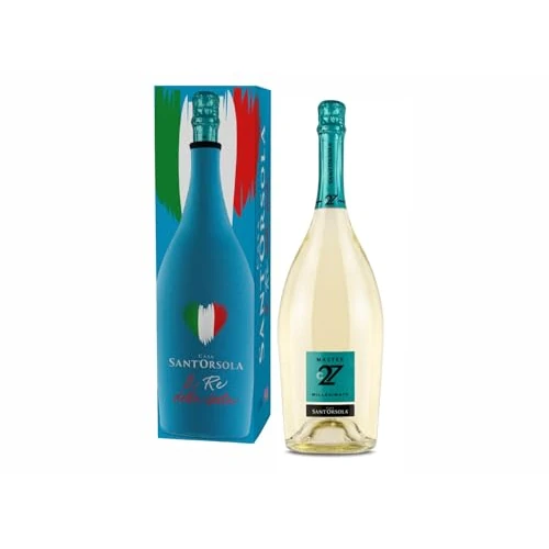 Sant'Orsola Spumante Cuvèe Millesimato Magnum "Il Re della Festa" with Neoprene Cover Included - Sparkling Italian Wine - 1x1500 ml
