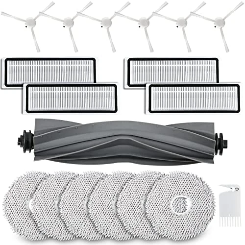 Offerta a tempo: 18 Pezzi Accessori per Robot Aspirapolvere Dreame L10s / L10 Ultra / L10 Prime - 1 Spazzola Principale, 6 Panni, 4 Filtri, 6 Laterali, 1 per Pulizia - 0.00% da 32.49 € a 32.49 €