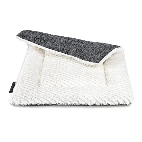 Limited-time offer: lionto Reversible warming blanket for dogs and cats, washable lined rug with hard-wearing and fluffy side, 75x55 cm, hygienic mat with cold protection for pets, grey from 14.99 GBP to 14.99 GBP (save 0%)