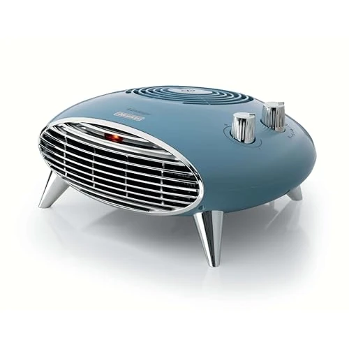 Beperkte aanbieding: Ariete 8211 Tafelverwarming, elektrische verwarming, 2000 W, thermostaat, stil, rooster en verchroomde poten, lichtblauw van 37.53 EUR naar 37.53 EUR (besparing 0%)