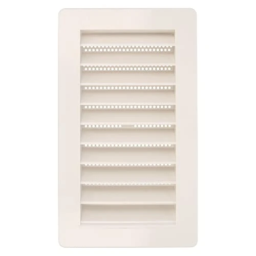 Offerta a tempo: Amig - Griglia rettangolare in plastica con zanzariera | Griglie di ventilazione per presa d'aria | Ideale per soffitto cucina e bagno | Dimensioni: 200 x 140 mm | Colore: bianco - 0.00% da 8.73 € a 8.73 €