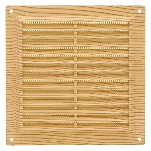 Offerta a tempo: Amig - Griglia quadrata in plastica con zanzariera| Griglie di ventilazione per presa d'aria | Adatto per soffitto cucina e bagno | Dimensioni: 170 X 170 MM | Colore: pino - 60% da 22.89 € a 9.08 €