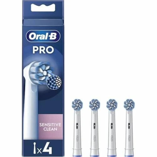 Offerta a tempo: Oral-B Pro Sensitive Clean Spazzole per Spazzolino Elettrico, Confezione da 4 Unità - 15% da 16.95 € a 14.49 €