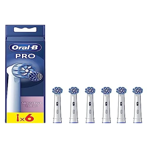 Oral-B Pro Sensitive Clean Brossettes pour Brosse à dents électriques, Pack De 6 Unités