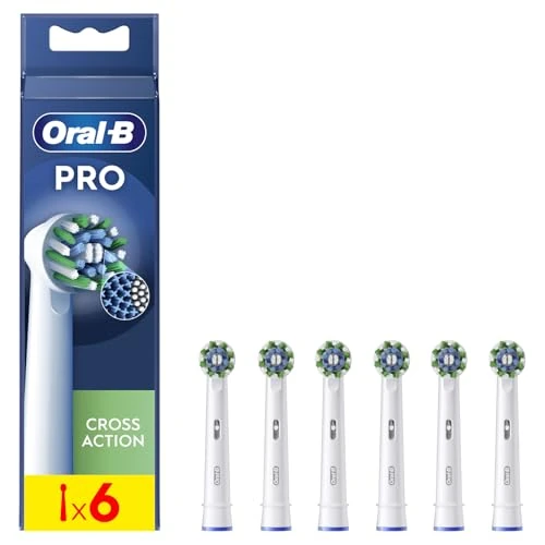 Offerta a tempo: Oral-B Pro Cross Action Spazzole per Spazzolino Elettrico, Confezione da 6 Unità - 0.00% da 23.88 € a 23.88 €