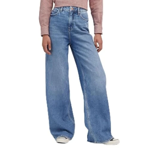 Limited-time offer: LEE - Jeans For Women - High Waist Wide Leg Fit - Stella - Take The Hint from 61.49 £ to 61.49 £ (save 0.00%)