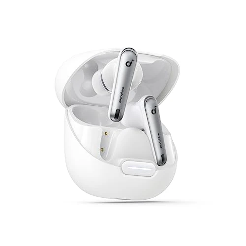 Limited-time offer: soundcore by Anker Liberty 4 NC Wireless Noise Cancelling Earbuds, 98.5% Noise Reduction, Adaptive Noise Cancelling to Ears and Environment, Hi-Res Sound, 50H Battery, Wireless Charging, Bluetooth 5.3 from 79.99 GBP to 60.88 GBP (save 24%)