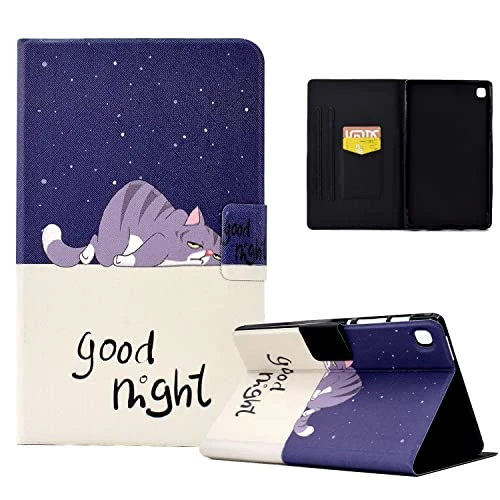 Offre limitee: CXTCASE Coque pour Samsung Galaxy Tab S6 Lite 10.4" 2022/2020,Étui Housse Samsung Galaxy Tab S6 Lite,Coque de Protection avec Fonction Support pour SM-P610/P613/P615/P619,Chat Paresseux de 19.98 EUR a 13.99 EUR (economie 30%)