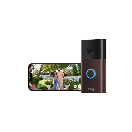 Limited-time offer: Ring Battery Video Doorbell | DIY Wireless Video Doorbell Camera with Head-To-Toe View, HD Video | Easy to install (5 min) | With Built-in Battery I 30-day free trial of Ring Subscription Plan from 99.99 GBP to 59.99 GBP (save 40%)