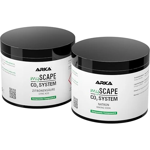 Limited offer: mySCAPE-CO2 Refiller | 2X 400 g | Nachfüllset für mySCAPE-CO2 System | Komponente A: Zitronensäure & Komponente B: Natron | Süßwasser Aquarium Aquascaping from 11.39 USD to 11.39 USD (save 0%)