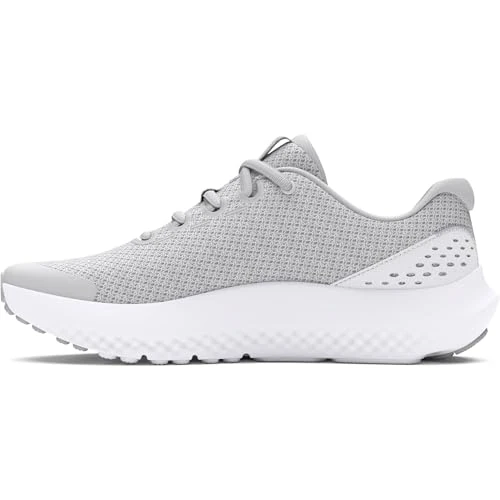 Under Armour UA GGS Surge 4 Sneaker, Halo szary/biały/opalizujący, rozmiar 39, Halo Szary Biały Opalizujący, 40 EU