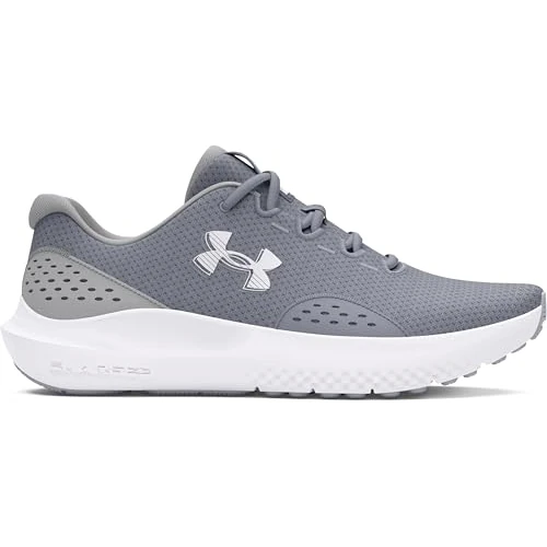Offerta a tempo: Under Armour Surge 4 Running Shoes Mens Trainers, Steel MOD Gray White, 44.5 EU - 40% da 60.00 € a 35.99 €