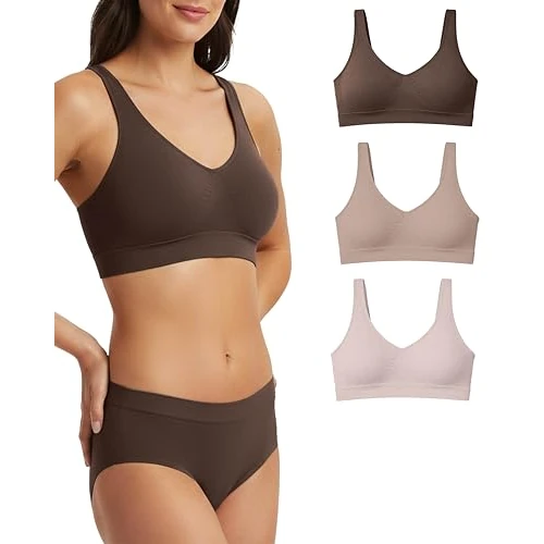 Zeitlich begrenztes Angebot: Risalti BH Damen Ohne Bügel Breiten Träger 3Stk – Bustier aus Mikrofaser, Seamless Bralette, Atmungsaktiv und Nachhaltig - Made in Italy von 25.98 € auf 25.98 € (0.00% Rabatt)