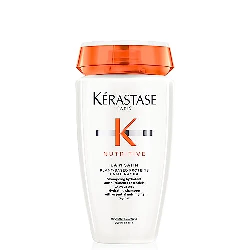 Zeitlich begrenztes Angebot: Kérastase Nutritive, Shampoo für normales bis leicht trockenes Haar, Feuchtigkeitsspendendes und revitalisierendes Haarbad, Ohne Parabene, Bain Satin Hydrating Shampoo, 250 ml von 33.99 € auf 33.99 € (0.0% Rabatt)