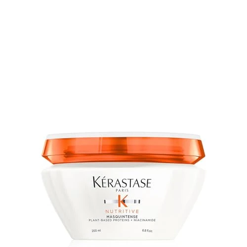 Kérastase Nutritive, Mascarilla hidratante, Para Cabello muy seco, Fortalece y repara, Con proteínas vegetales, Masquintense, 200 ml