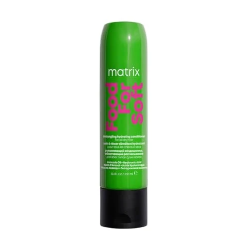 Limitiertes Angebot: Matrix Conditioner für trockenes bis sehr trockenes Haar, Mit Avocado-Öl und Hyaluronsäure, Feuchtigkeitsspendend und glanzverleihend, Vegane Formel, Food For Soft, 1 x 300 ml von 14.43 EUR auf 14.43 EUR (Spare 0%)