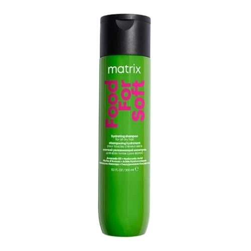 Limitiertes Angebot: Matrix Haarshampoo für trockenes bis sehr trockenes Haar, Mit Avocado-Öl und Hyaluronsäure, Feuchtigkeitsspendend und reinigend, Vegane Formel, Food For Soft, 1 x 300 ml von 12.90 EUR auf 12.90 EUR (Spare 0%)