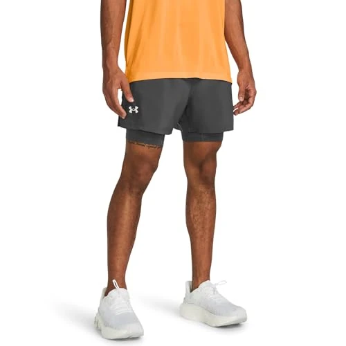 Offerta a tempo: Under Armour Uomo UA LAUNCH 5'' 2-IN-1 SHORTS Pants - 39% da 50.00 € a 30.49 €