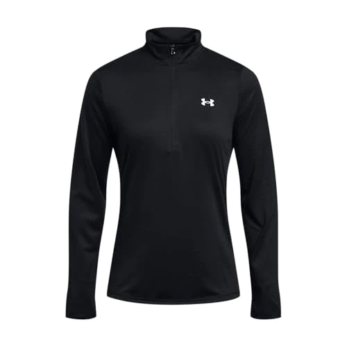 Offerta a tempo: Under Armour Donna Tech 1/2 Zip- Solid, Maglia Donna Manica Lunga, Felpa donna con Zip, Comoda Maglia Palestra - 40% da 45.00 € a 26.99 €